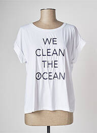 T-shirt blanc SAVE THE DUCK femme