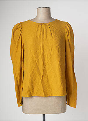 Blouse jaune MANGO femme