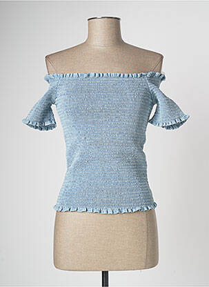Top bleu ONLY femme