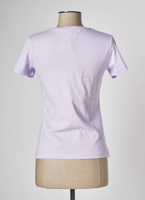 T-shirt violet CEMI pour femme