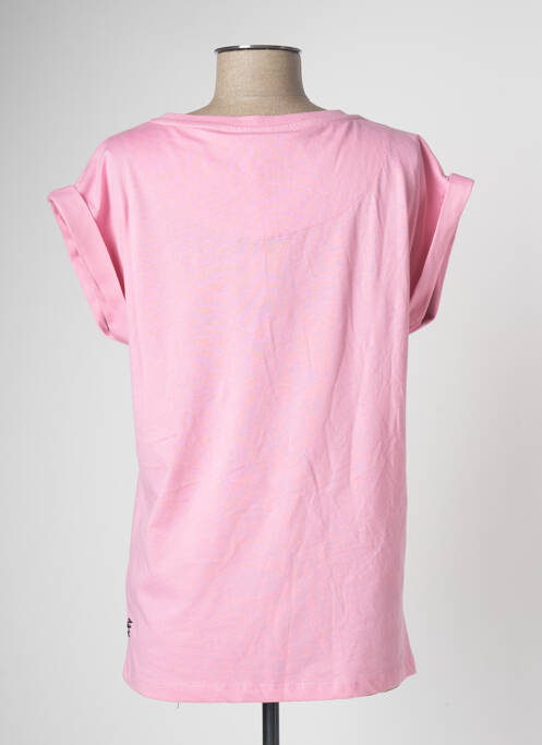 T-shirt rose R.EV 1703 BY REMCO EVENPOEL  pour femme