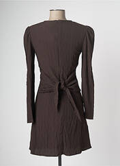 Robe mi-longue marron ASTRID BLACK LABEL pour femme seconde vue