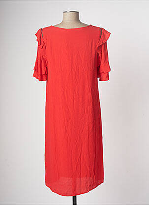 Robe mi-longue rouge FRANSA femme