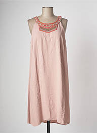 Robe mi-longue rose VILA femme