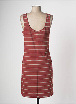 Robe mi-longue orange ONLY femme