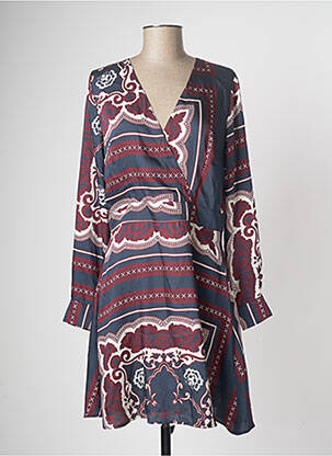 Robe mi-longue bleu MORGAN femme