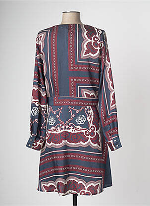 Robe mi-longue bleu MORGAN femme