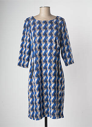 Robe mi-longue bleu FRANSA femme