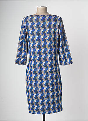 Robe mi-longue bleu FRANSA femme