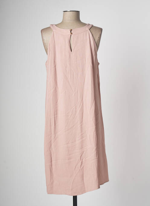 Robe mi-longue rose VILA pour femme