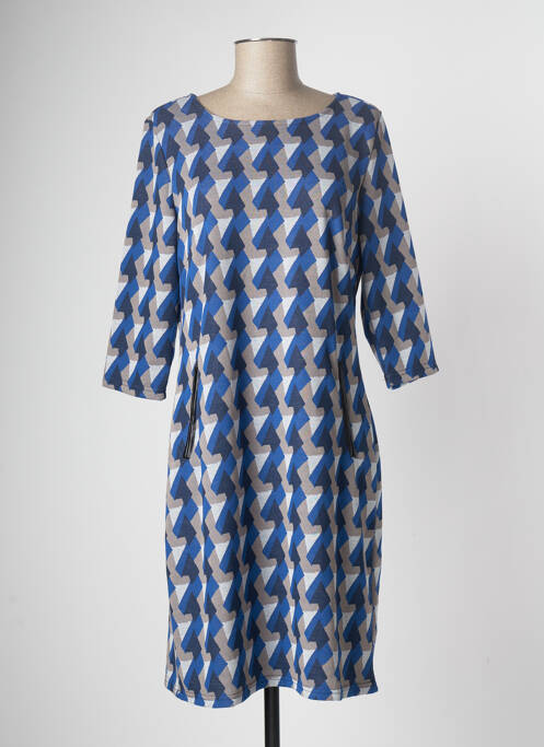 Robe mi-longue bleu FRANSA pour femme