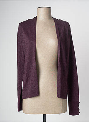 Gilet manches longues rouge VILA femme