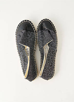 Espadrilles noir LA STRADA femme