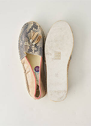 Espadrilles beige LA STRADA femme