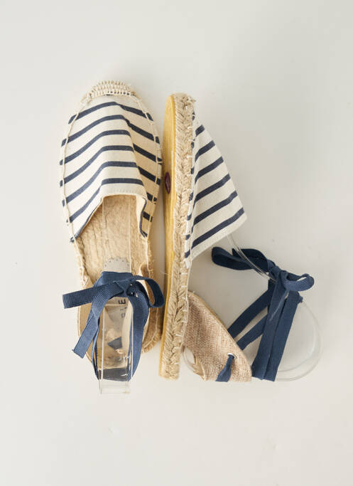 Espadrilles bleu PIECES pour femme