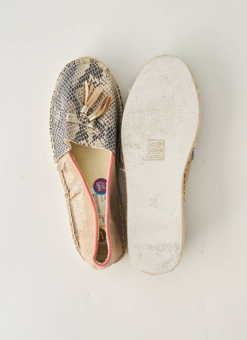 Espadrilles beige LA STRADA femme