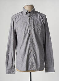 Chemise manches longues gris TOM TAILOR homme