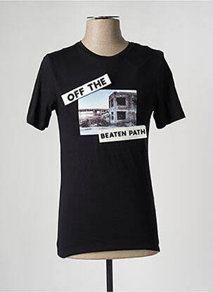 T-shirt noir JACK & JONES homme