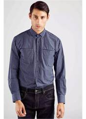 Chemise manches longues bleu LE FABULEUX MARCEL DE BRUXELLES pour homme seconde vue