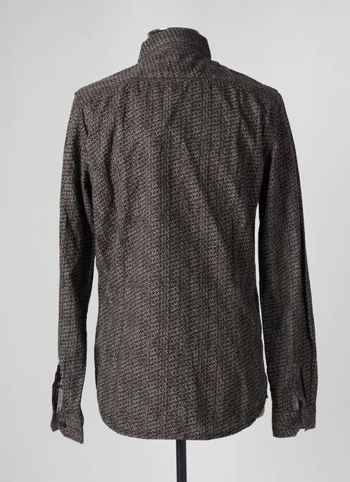 Chemise manches longues noir PETROL INDUSTRIES pour homme