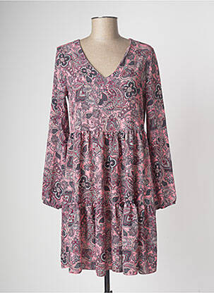 Robe courte rose HAILYS femme