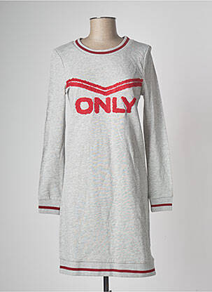 Robe pull gris ONLY femme