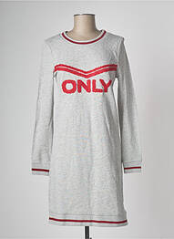 Robe pull gris ONLY femme