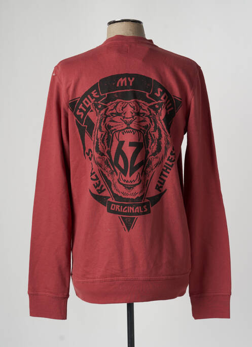 Sweat-shirt rouge SHINE pour homme