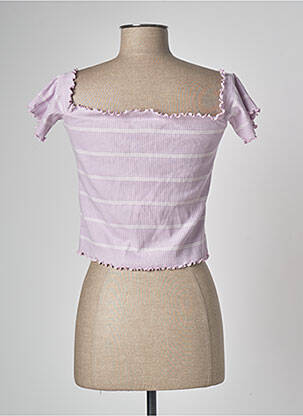 Crop top violet JACQUELINE DE YONG femme
