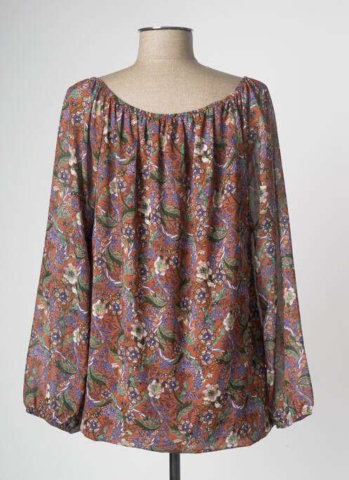 Blouse marron ZABAIONE pour femme