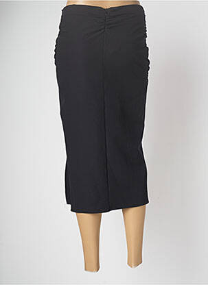 Jupe mi-longue marron ASTRID BLACK LABEL femme