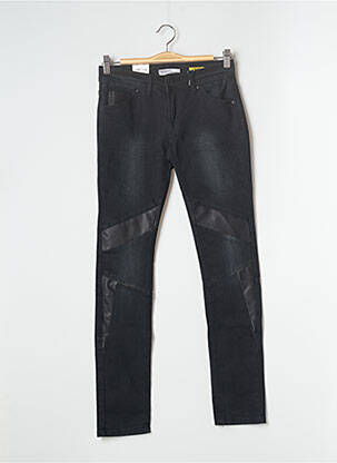 Jeans coupe slim noir BROADWAY femme