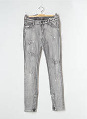 Jeans coupe slim gris BROADWAY pour femme seconde vue