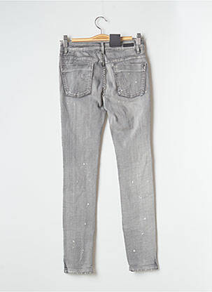 Jeans coupe slim gris BROADWAY femme