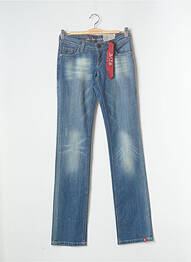 Jeans coupe droite bleu EDC femme