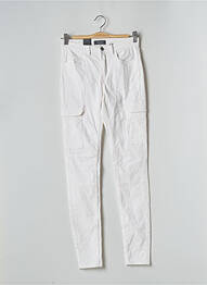 Jeans coupe slim blanc PIECES femme