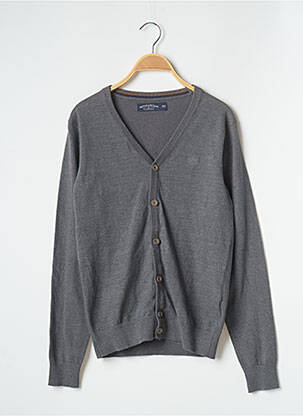Gilet manches longues gris BRUCE & BUTLER  homme