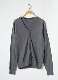 Gilet manches longues gris BRUCE & BUTLER  homme