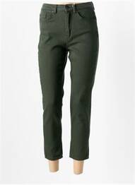 Jean coupe mom vert ONLY femme