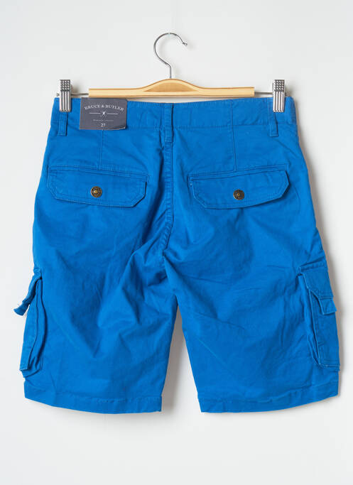 Bermuda bleu BRUCE & BUTLER  pour homme