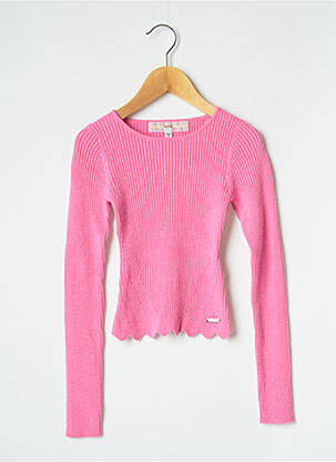 Pull rose GUESS pour fille