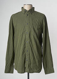 Chemise manches longues vert SELECTED homme