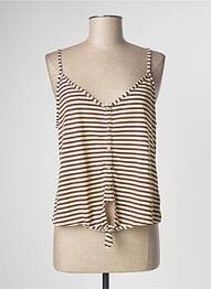 Débardeur beige ONLY femme