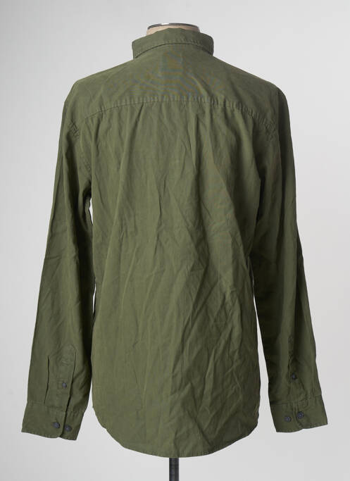 Chemise manches longues vert SELECTED pour homme