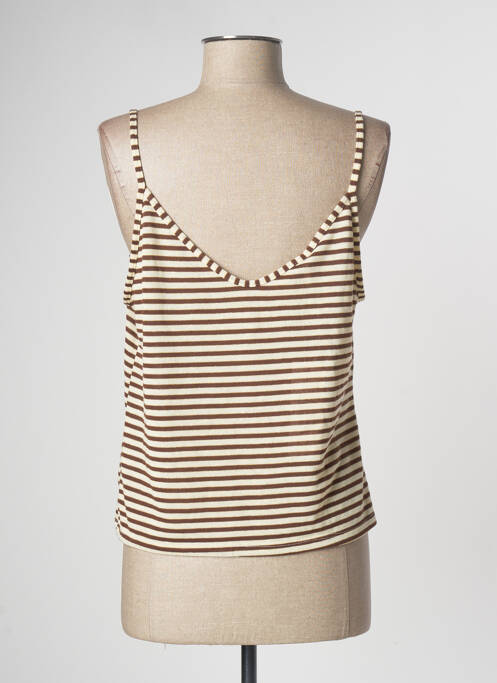 Débardeur beige ONLY pour femme