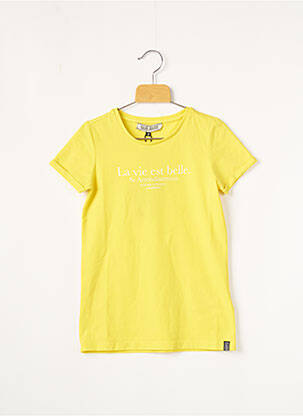 T-shirt jaune CARS JEANS pour fille