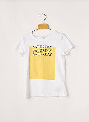 T-shirt blanc ONLY fille