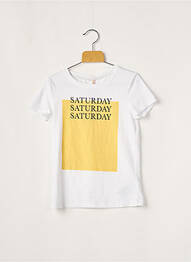 T-shirt blanc ONLY fille