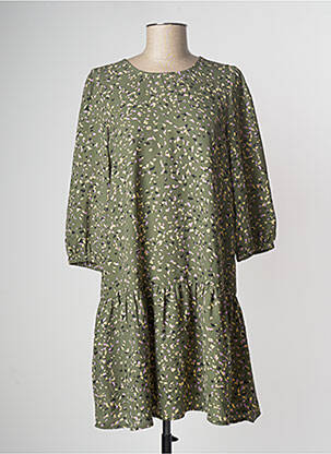 Robe mi-longue vert ONLY femme