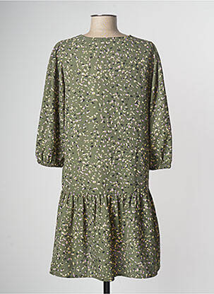 Robe mi-longue vert ONLY femme
